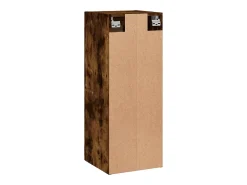 Prateleira*vidaxl Armário parede 34,5x34x90 cm derivados madeira carvalho fumado Natural claro