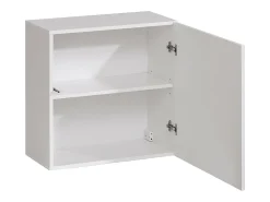 Price Factory Armário suspenso cubo na cor branca 60x60cm para sala de estar, coleção SWITCH. Branco
