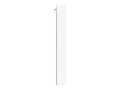 Vitrina* Armário vitrine 100x8,5x75 cm derivados de madeira PT666939 Branco
