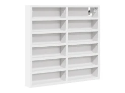Vitrina* Armário vitrine 60x8,5x58 cm derivados de madeira PT311430 Branco