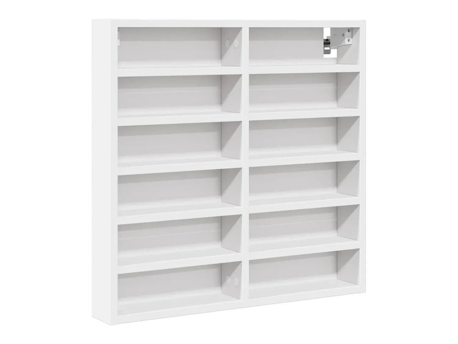 Vitrina* Armário vitrine 60x8,5x58 cm derivados de madeira PT311430 Branco