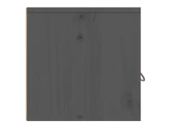 Prateleira|vidaxl Armários de parede 2 pcs 60x30x30 cm pinho maciço Cinzento