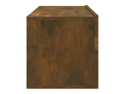Móvel De Tv|vidaxl Armários de parede p/ TV 4 pcs 100x30x30 cm carvalho fumado Castanho