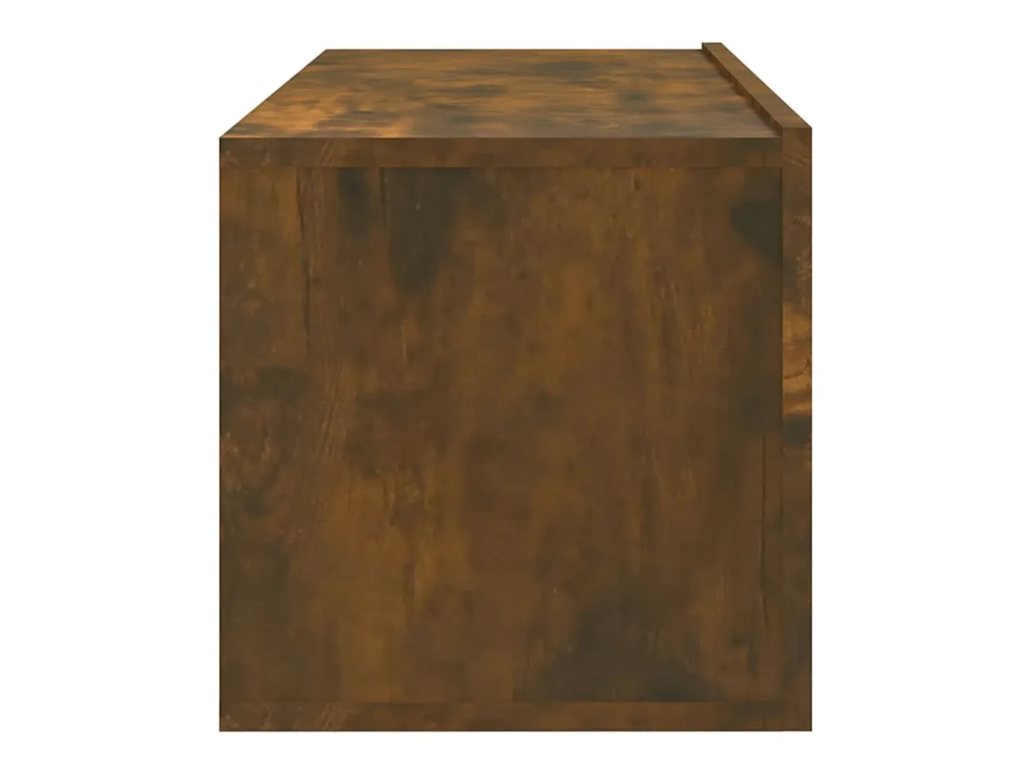 Móvel De Tv|vidaxl Armários de parede p/ TV 4 pcs 100x30x30 cm carvalho fumado Castanho