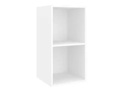Hot vidaxl Armários de parede para TV 4 pcs derivados de madeira Branco