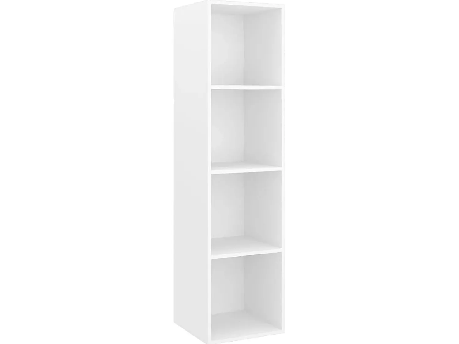 Móvel De Tv| Armários de parede para TV 2 pcs derivados de madeira PT138020 Branco