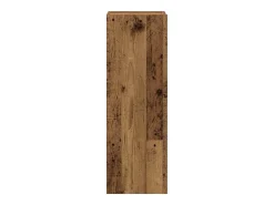Móvel De Tv*vidaxl armários de TV montados na parede 4 pcs madeira velha Castanho