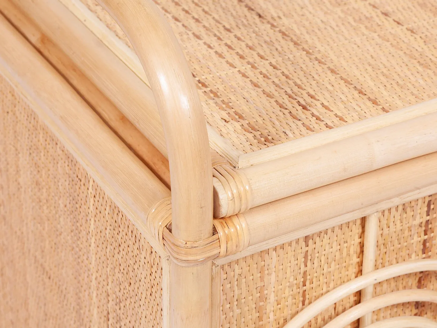 Sale OZAIA Baú de armazenamento em vime trançado, C.91 x P. 48 x A. 58 cm, Natural, LUMORA Natural claro
