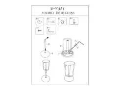 Banco* Banco Alto VKH448, Branco, 41x41x61 cm, Kendra Home Preto