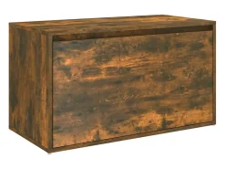 Outlet vidaxl Banco corredor 80x40x45 cm derivados de madeira carvalho fumado Natural claro