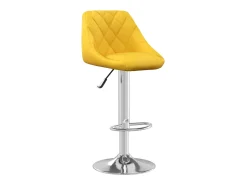 Banco|vidaxl Banco de bar veludo mostarda Amarelo