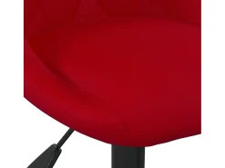 vidaxl Banco de bar veludo tinto^ Banco