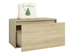 vidaxl Banco de corredor 80x40x45 cm derivados madeira carvalho sonoma^ Móvel De Arrumação|Sapateira