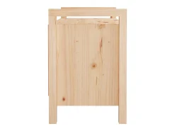 vidaxl Banco de corredor 80x40x60 cm madeira de pinho maciça^ Móvel De Arrumação|Sapateira