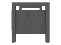Móvel De Arrumação|Sapateira| Banco de corredor 80x40x43 cm madeira de pinho maciça PT464400 Cinzento