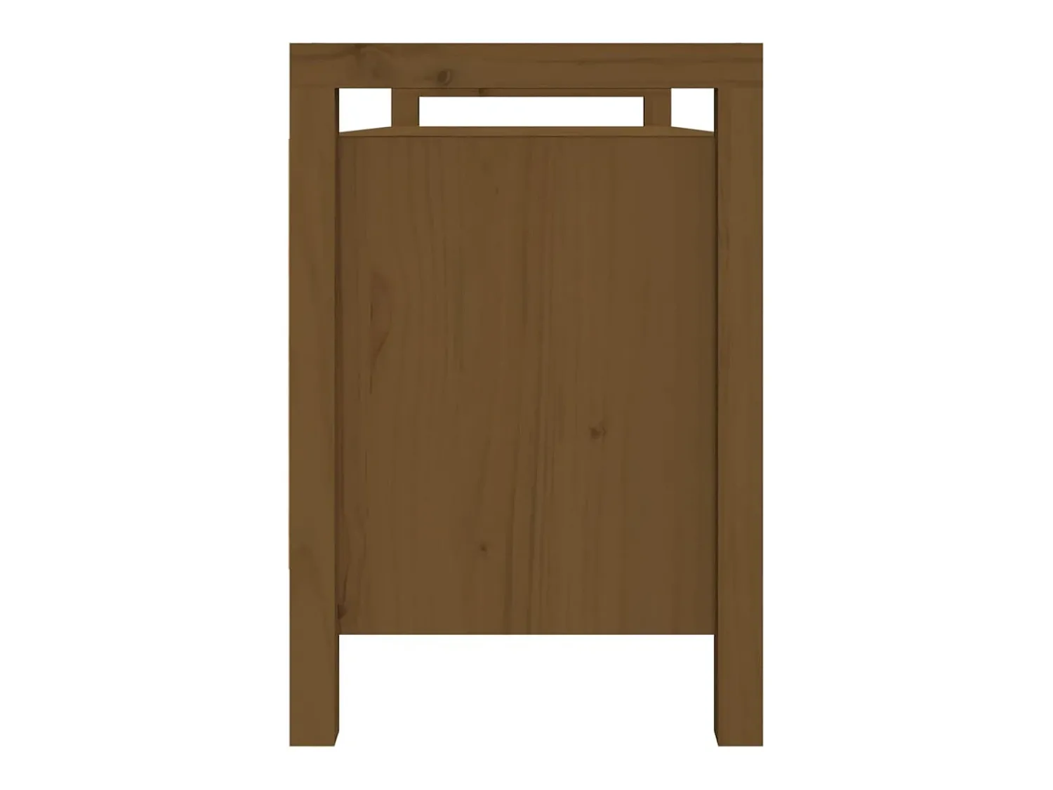 New Banco de corredor 110x40x60 cm pinho maciço mel PT723669 Castanho