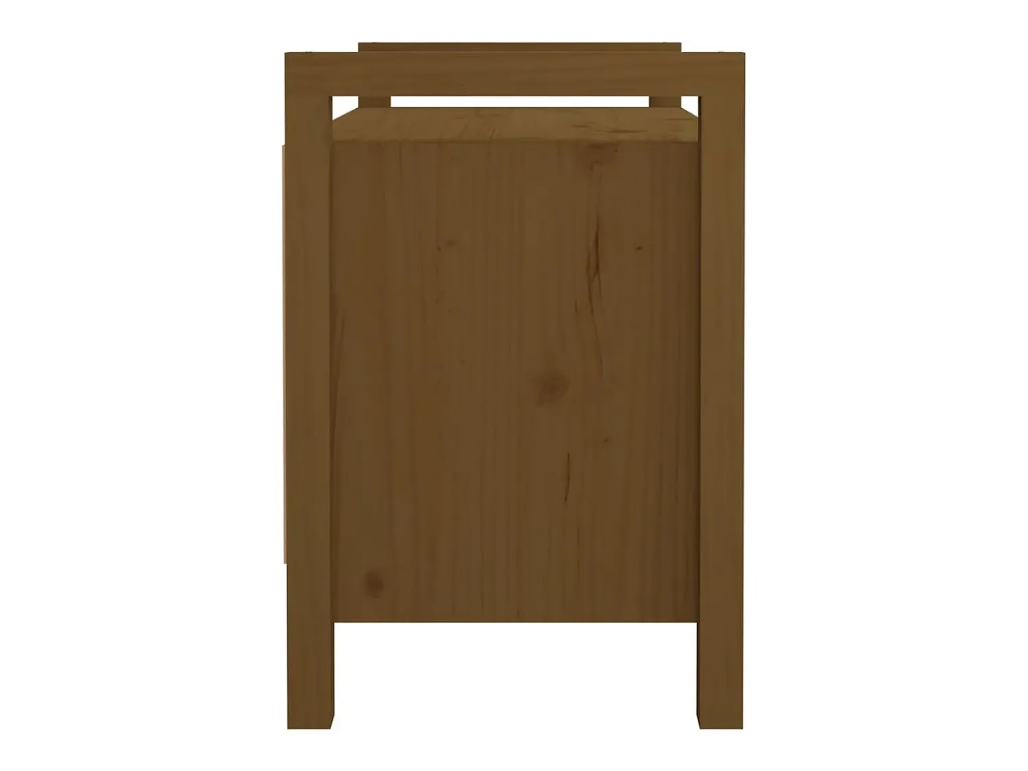 Móvel De Arrumação|Sapateira* Banco de corredor 80x40x60 cm pinho maciço mel PT380584 Castanho