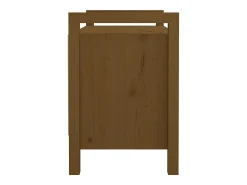 Sale vidaxl Banco de corredor 80x40x60 cm pinho maciço castanho mel Natural claro