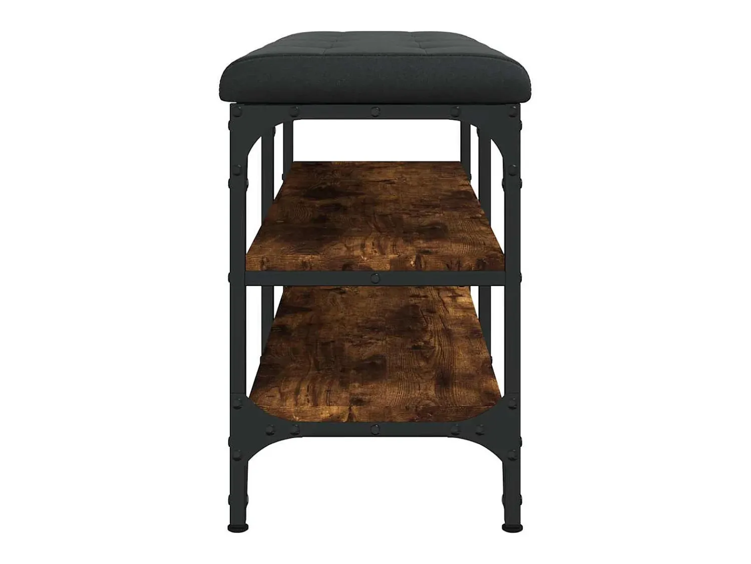 Clearance vidaxl Banco sapateira 82x32x47 cm derivados madeira carvalho fumado Natural claro