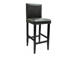 Hot vidaxl Bancos de bar 6 pcs couro artificial Preto