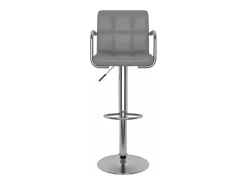Banco| Bancos de bar 2 pcs couro artificial PT359862 Cinzento