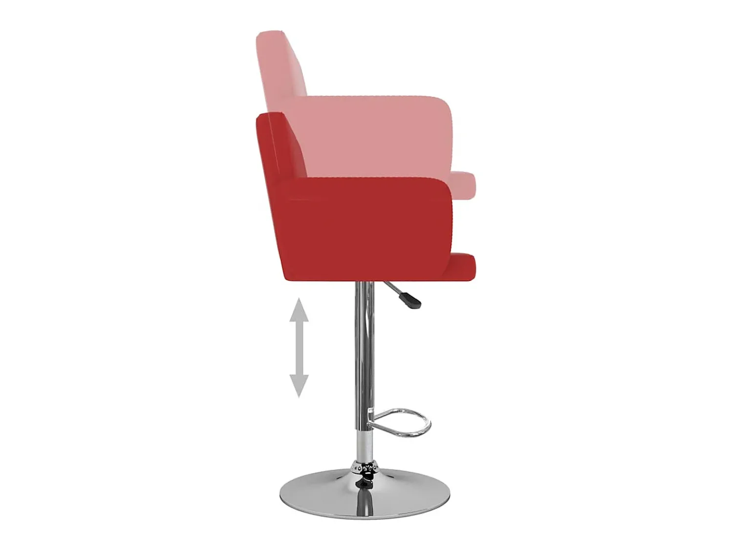 vidaxl Bancos de bar 2 pcs couro artificial^ Banco