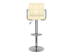 Banco| Bancos de bar 2 pcs couro artificial cor PT911486 Creme