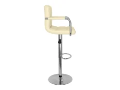 Banco| Bancos de bar 2 pcs couro artificial cor PT911486 Creme