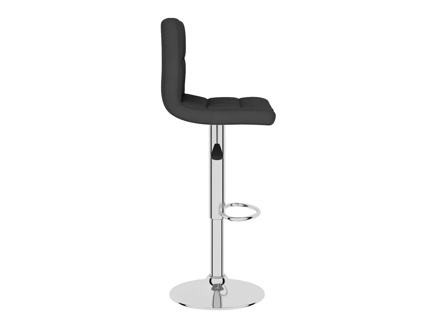 Best vidaxl Bancos de bar 2 pcs tecido Preto