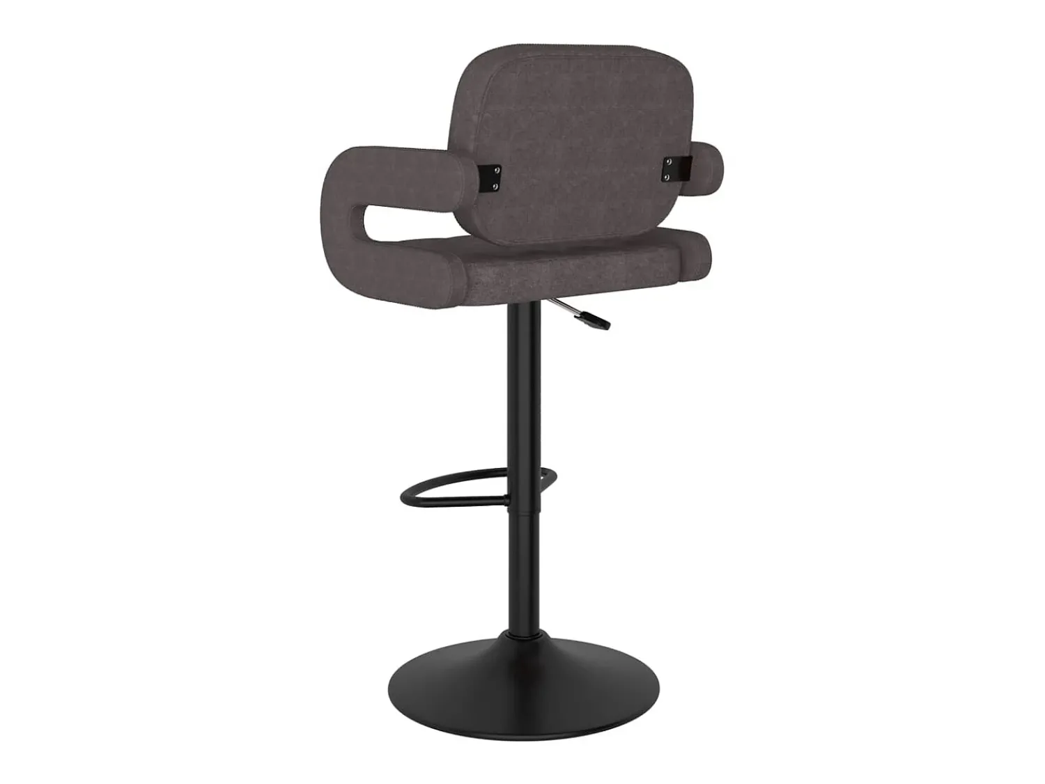 Banco|vidaxl Bancos de bar 2 pcs tecido cinzento-acastanhado Taupe
