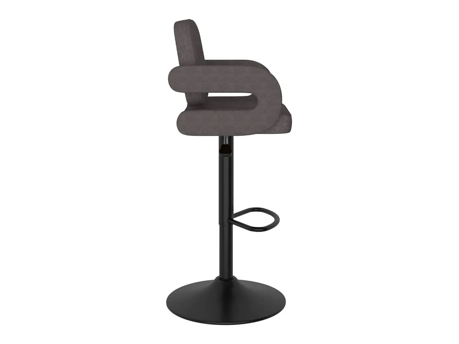 Banco|vidaxl Bancos de bar 2 pcs tecido cinzento-acastanhado Taupe