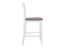 Banco| Bancos de bar 2 pcs tecido PT868470 Branco