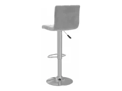 vidaxl Bancos de bar 2 pcs veludo -claro^ Banco
