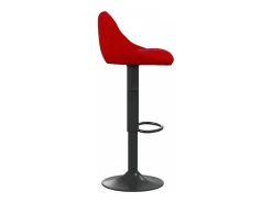 vidaxl Bancos de bar 2 pcs veludo tinto^ Banco