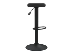 Banco*vidaxl Bancos de bar 2 pcs veludo Preto
