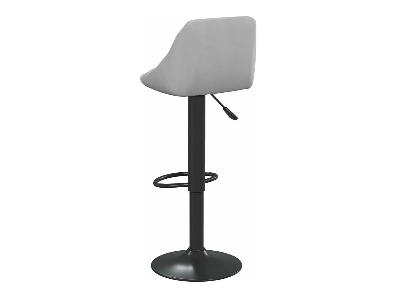 Discount vidaxl Bancos de bar 2 pcs veludo -claro Cinzento