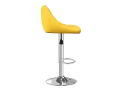 Clearance vidaxl Bancos de bar 2 pcs veludo mostarda Amarelo