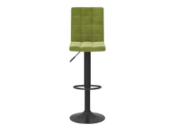 Banco*vidaxl Bancos de bar 2 pcs veludo -claro Verde