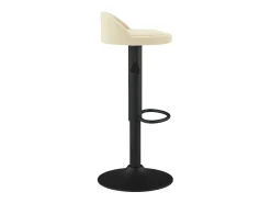 Banco|vidaxl Bancos de bar 2 pcs veludo Creme