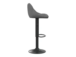 Banco*vidaxl Bancos de bar 2 pcs veludo -escuro Cinzento