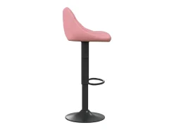 Banco*vidaxl Bancos de bar 2 pcs veludo Rosa