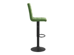 Banco*vidaxl Bancos de bar 2 pcs veludo -escuro Verde