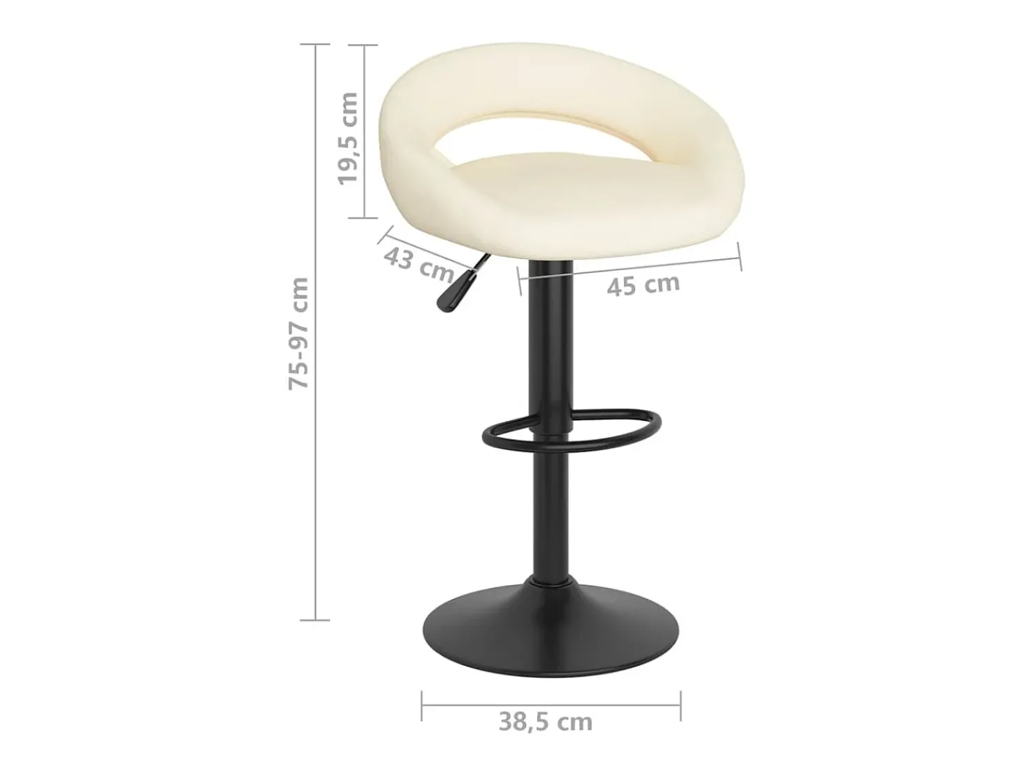 vidaxl Bancos de bar 2 pcs veludo^ Banco