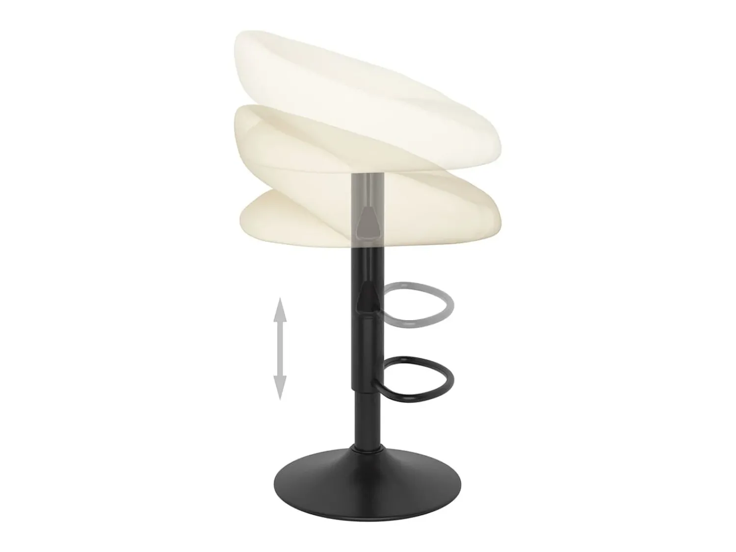 vidaxl Bancos de bar 2 pcs veludo^ Banco