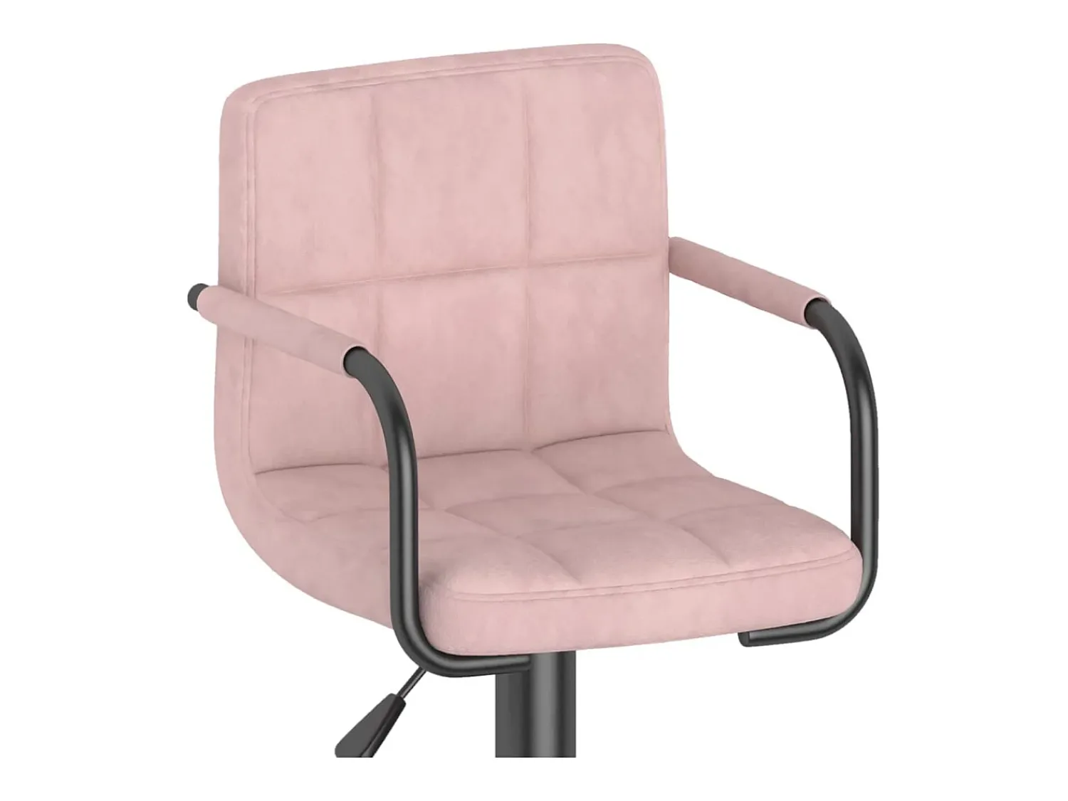 Banco*vidaxl Bancos de bar 2 pcs veludo Rosa