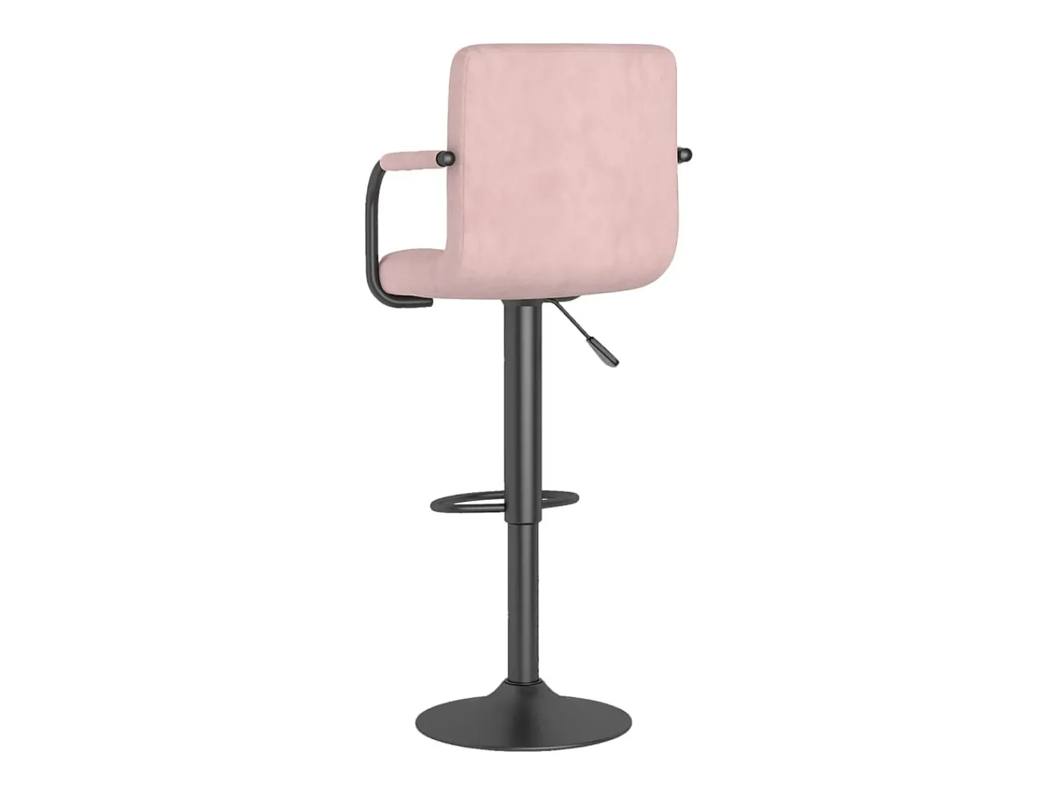 Banco*vidaxl Bancos de bar 2 pcs veludo Rosa