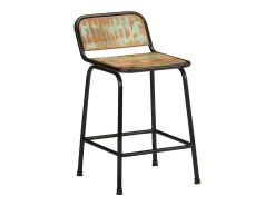 Sale vidaxl Bancos de bar 2 pcs 46x35,5x70 cm Madeira Maciça Recuperada Natural claro
