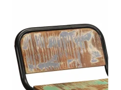 Sale vidaxl Bancos de bar 2 pcs 46x35,5x70 cm Madeira Maciça Recuperada Natural claro
