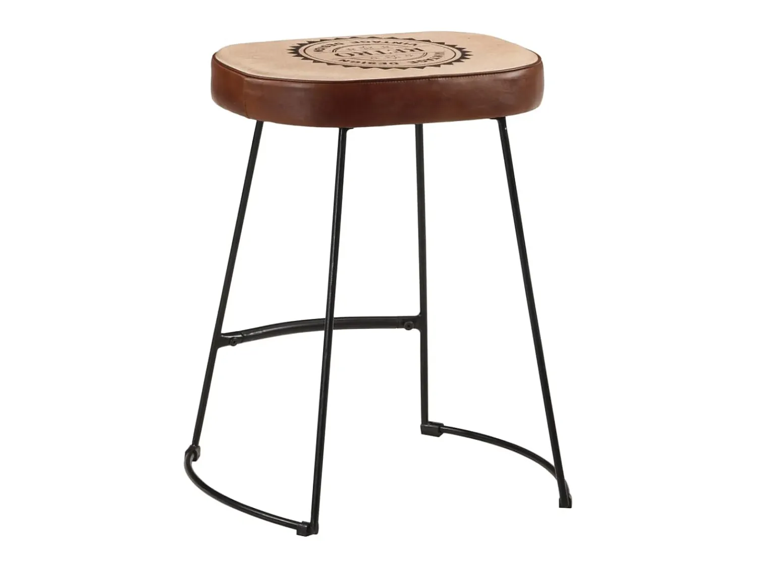 Banco| Bancos de bar 2 pcs 40x29,5x53 cm -escuro PT733358 Castanho