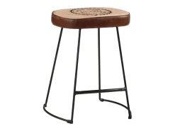 Banco| Bancos de bar 2 pcs 40x29,5x53 cm -escuro PT733358 Castanho